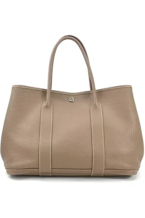 Hermès Dames, Pre-owned, Grijs, Maat: ONE Size Leer