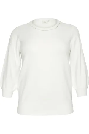 Kaffe Dames, Truien, Wit, Maat: M