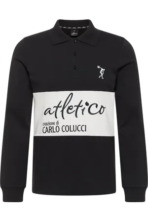 Carlo Colucci Heren, Tops, Zwart, Maat: M