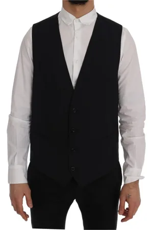 Dolce & Gabbana Heren, Pakken, Zwart, Maat: XL Wol