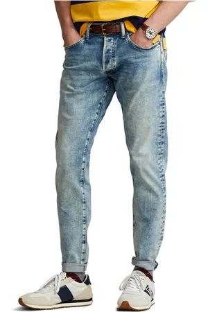 Ralph Lauren Heren, Jeans, Blauw, Maat: W34 L32 Katoen
