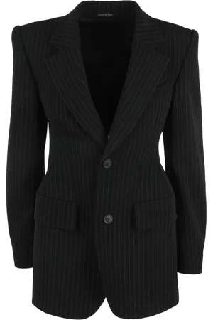 Balenciaga Dames, Jassen, Zwart, Maat: S Wol