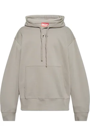Diesel Heren, Sweatshirts & Hoodies, Grijs, Maat: S Katoen