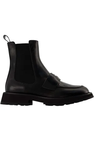 Alexander McQueen Heren, Schoenen, Zwart, Maat: 42 EU Leer
