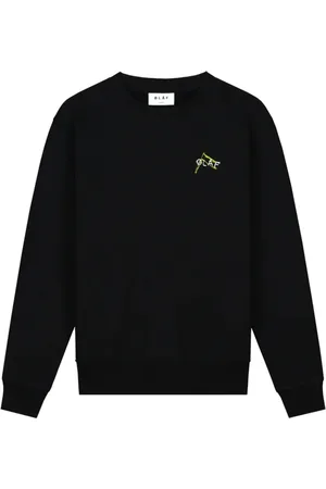 OLAF HUSSEIN Heren, Sweatshirts & Hoodies, Zwart, Maat: S