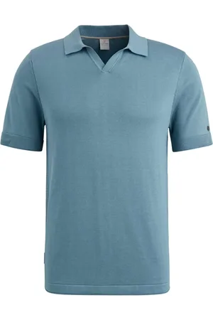 Cast Iron Heren, Tops, Blauw, Maat: S Katoen