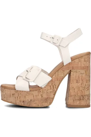 NOTRE-V Dames, Schoenen, Wit, Maat: 41 EU Leer