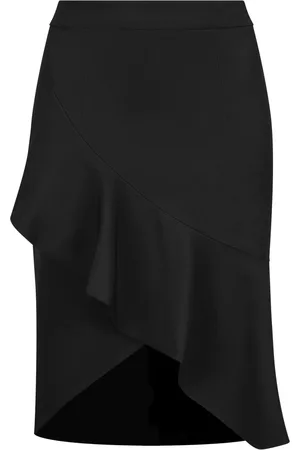 Nicowa Dames, Rokken, Zwart, Maat: XL Leer