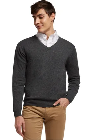 Brooks Brothers Heren, Truien, Grijs, Maat: S Wol