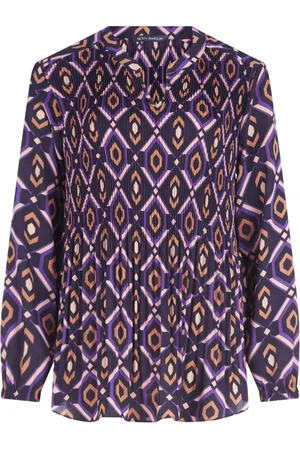 Betty Barclay Dames, Blouses & Shirts, Paars, Maat: XL Poliester