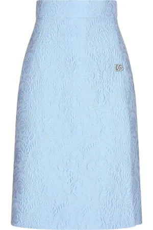 Dolce & Gabbana Dames, Rokken, Blauw, Maat: XS
