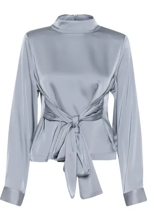 Gestuz Dames, Blouses & Shirts, Blauw, Maat: XL Poliester