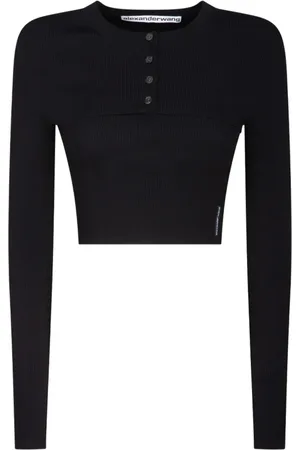 Alexander Wang Dames, Truien, Zwart, Maat: S Tweed