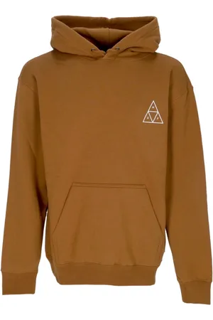 Huf Heren, Sweatshirts & Hoodies, Bruin, Maat: XL Katoen