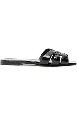 Saint Laurent Dames, Schoenen, Zwart, Maat: 35 1/2 EU Leer