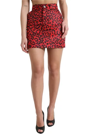 Dolce & Gabbana Dames, Rokken, Rood, Maat: XS Katoen