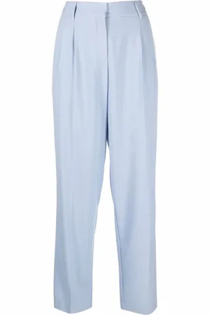 BLANCA Dames, Broeken, Blauw, Maat: 2XS Zijde
