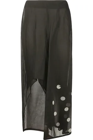 YOHJI YAMAMOTO Dames, Rokken, Zwart, Maat: M