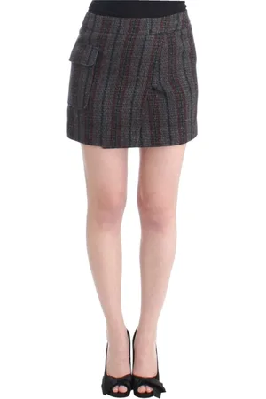 Costume National Dames, Rokken, Veelkleurig, Maat: S Wol