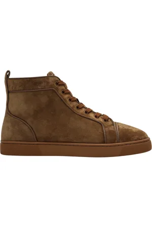 Christian Louboutin Heren, Schoenen, Bruin, Maat: 40 1/2 EU Leer