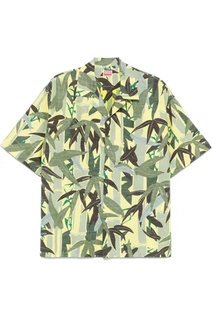 Kenzo Heren, Overhemden, Groen, Maat: M