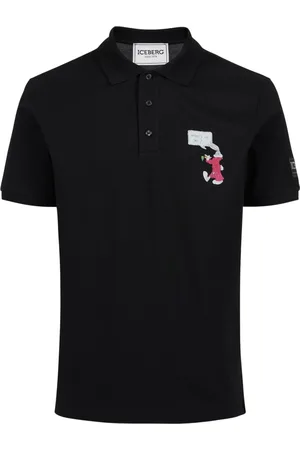 Iceberg Heren, Tops, Zwart, Maat: L Piqué