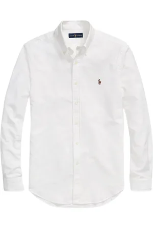 Ralph Lauren Heren, Overhemden, Wit, Maat: S Katoen