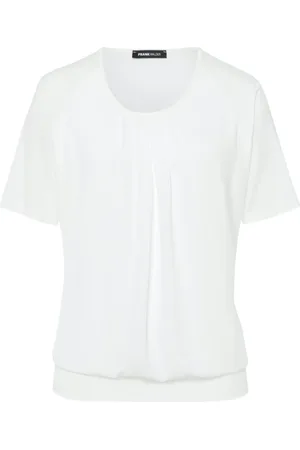 Frank Walder Dames, Blouses & Shirts, Wit, Maat: 4XL