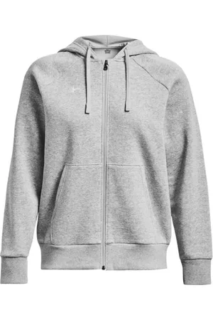 Under Armour Dames, Sweatshirts & Hoodies, Grijs, Maat: M Fleece