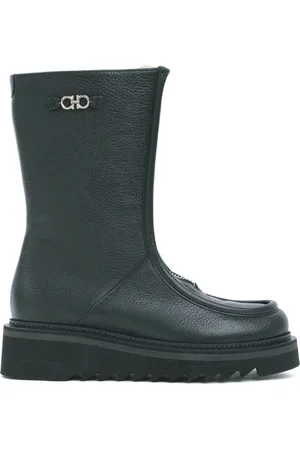 Salvatore Ferragamo Dames, Schoenen, Zwart, Maat: 40 EU Leer