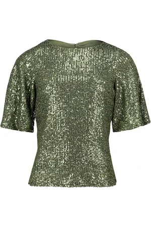 Vera Mont Dames, Blouses & Shirts, Groen, Maat: M Poliester
