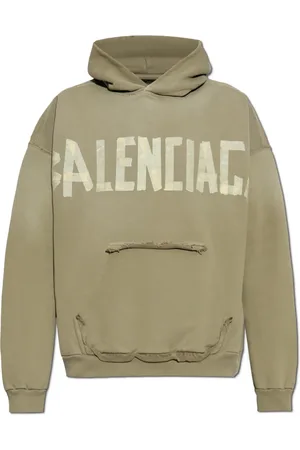 Balenciaga Heren, Sweatshirts & Hoodies, Groen, Maat: S Katoen