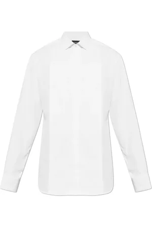 Emporio Armani Heren, Overhemden, Wit, Maat: L Katoen