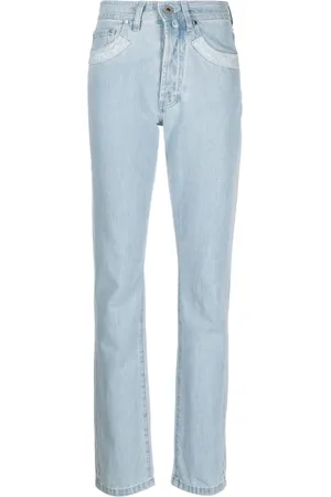 032c Dames, Jeans, Blauw, Maat: W26 Katoen