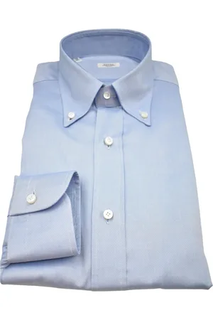 BARBA Heren, Overhemden, Blauw, Maat: 3XL