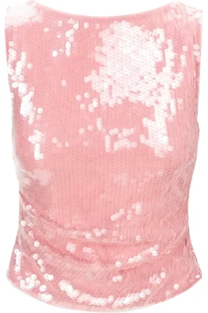 Staud Dames, Tops, Roze, Maat: S Poliester