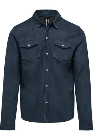 Bomboogie Heren, Jassen, Blauw, Maat: 2XL Suède
