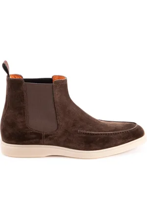 santoni Heren, Schoenen, Bruin, Maat: 41 1/2 EU Suède