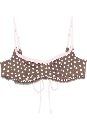 Frankies Bikinis Dames, Badkleding, Bruin, Maat: L