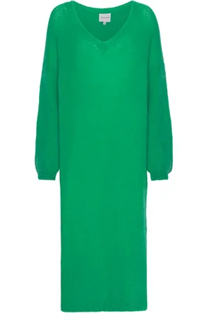 American Dreams Dames, Jurken, Groen, Maat: ONE Size Wol