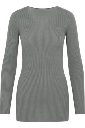 Rick Owens Dames, Truien, Grijs, Maat: S Kasjmier