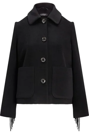 Ralph Lauren Dames, Jassen, Zwart, Maat: XS Wol
