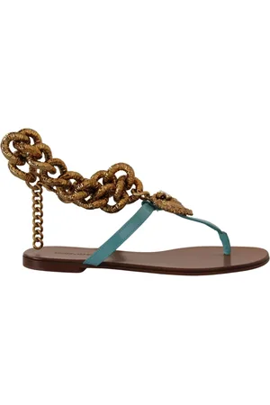 Dolce & Gabbana Dames, Schoenen, Veelkleurig, Maat: 36 EU Leer