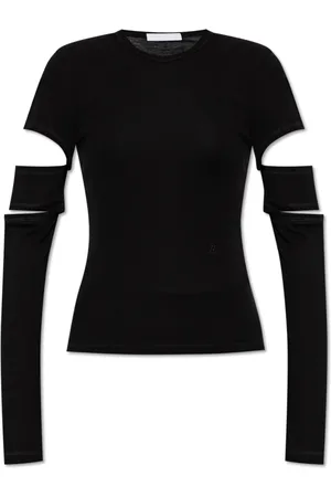 Helmut Lang Dames, Tops, Zwart, Maat: XS Katoen
