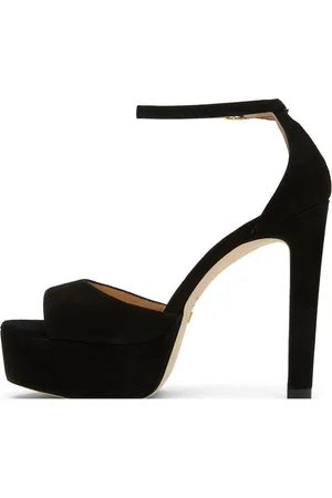 Stuart Weitzman Dames, Schoenen, Zwart, Maat: 40 EU Suède