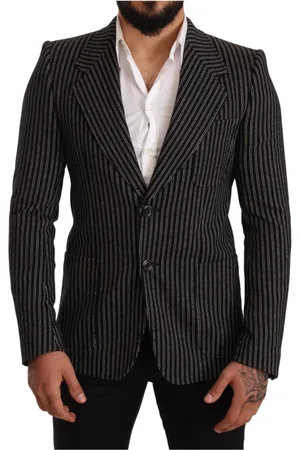Dolce & Gabbana Heren, Jassen, Zwart, Maat: M Linnen
