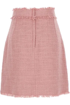 Dolce & Gabbana Dames, Rokken, Roze, Maat: M Tweed
