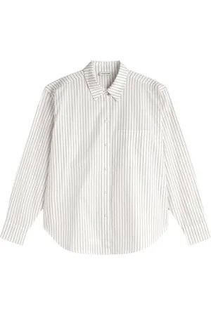 ANINE BING Dames, Blouses & Shirts, , Maat: S Katoen