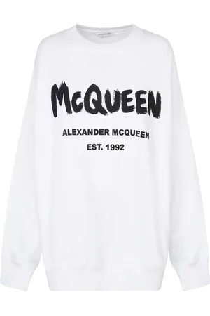 Alexander McQueen Dames, Sweatshirts & Hoodies, Wit, Maat: XS Katoen