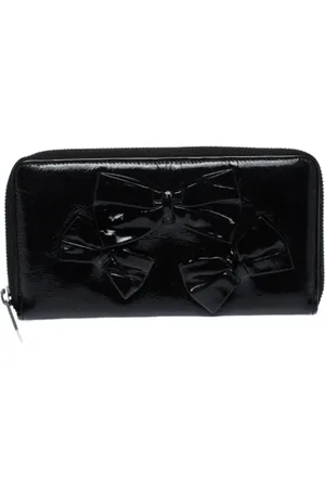VALENTINO Dames, Pre-owned, Zwart, Maat: ONE Size Leer
